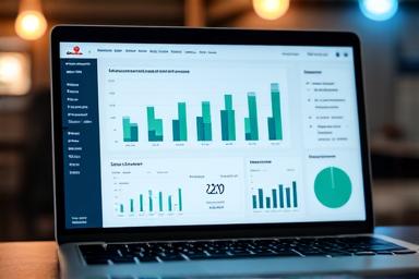 Graphiques de rapport financier